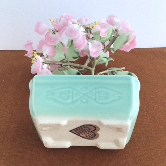 Vintage Glass Cherry Blossom Bonsai Tree - Picture 8 of 8